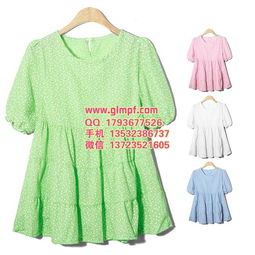 韩版夏季女装服装批发市场便宜低价批发十几元韩版女装性价比